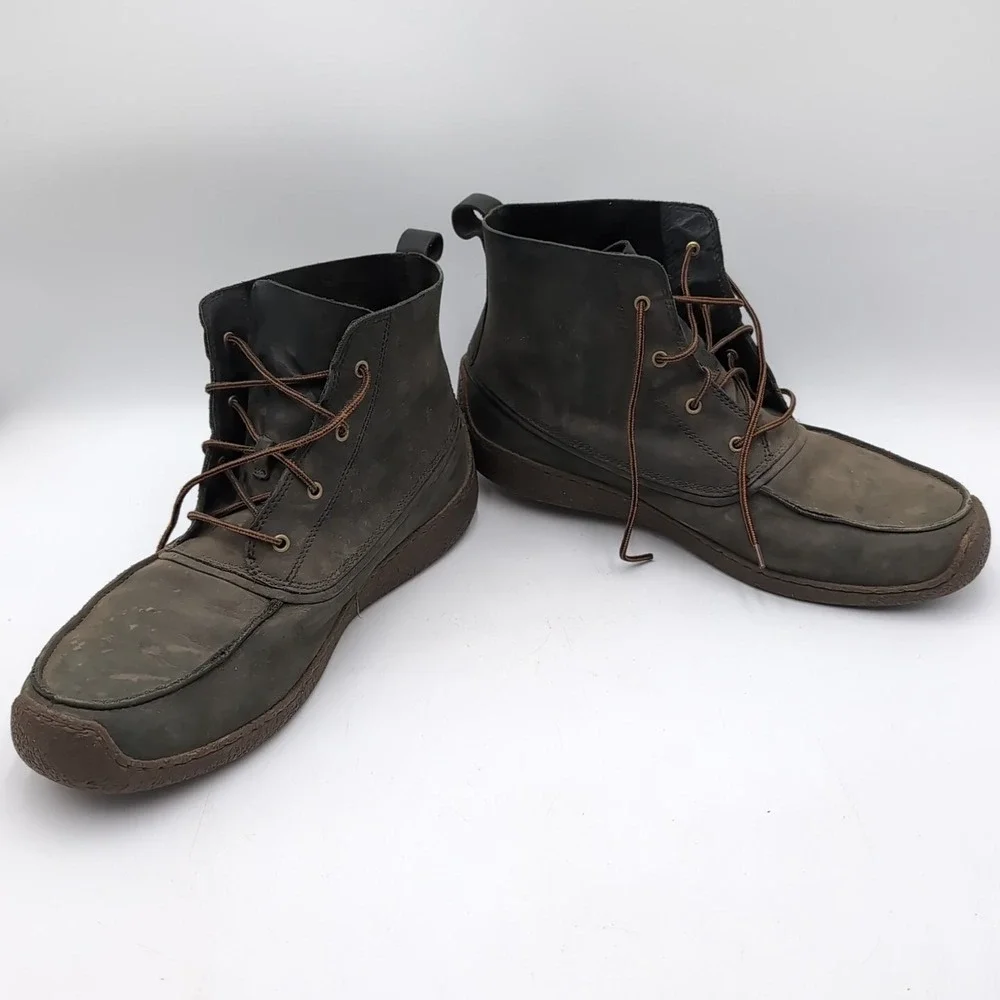 Sorel‎ Chukka Chugalug Boots Men's Size 14 British Leather Rubber Sole Shoe